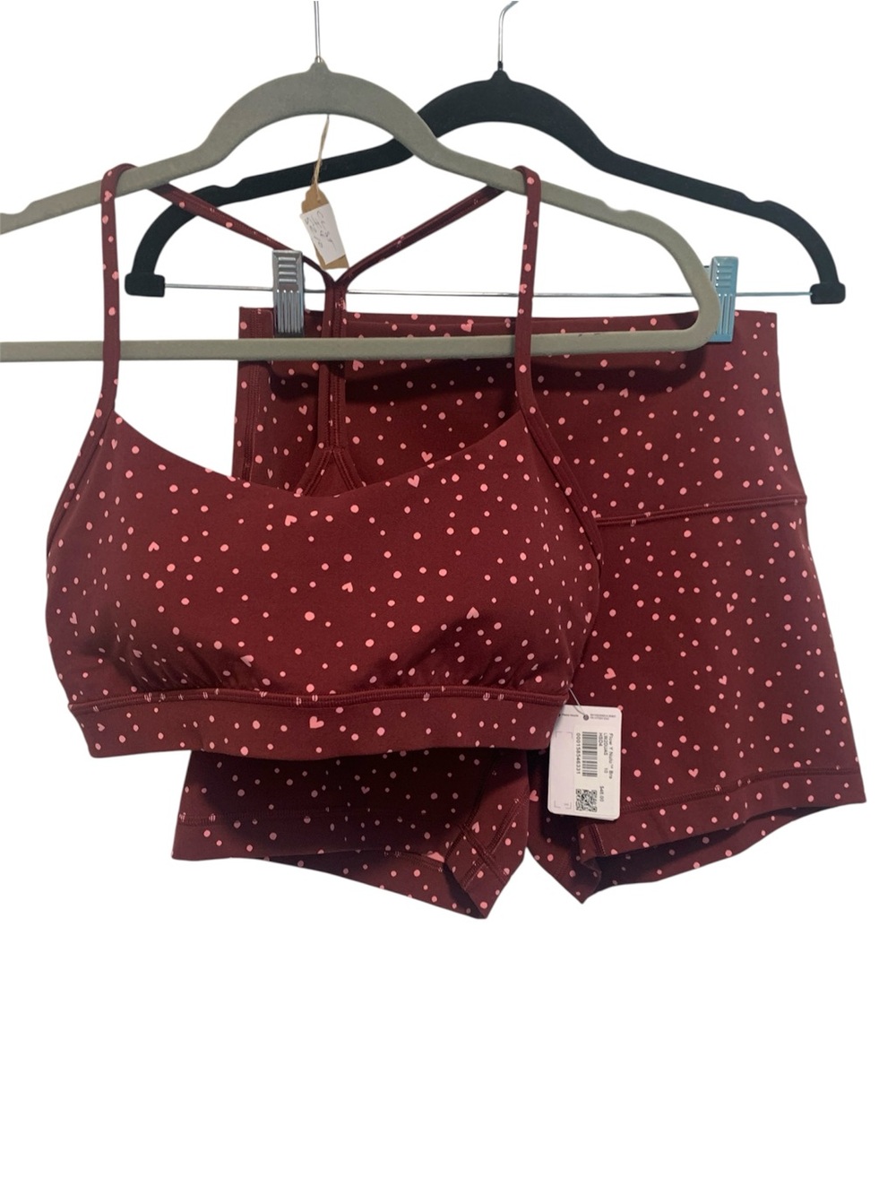 56. NWT Lululemon align no line HR shorts 4”  & Flow Y bra set Size 10